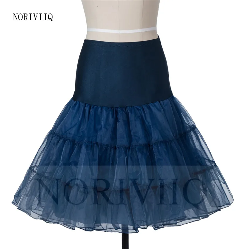 Free Shipping Navy Blue Petticoat For Wedding Dress Formal Prom Dress 50s Vintage Crinoline