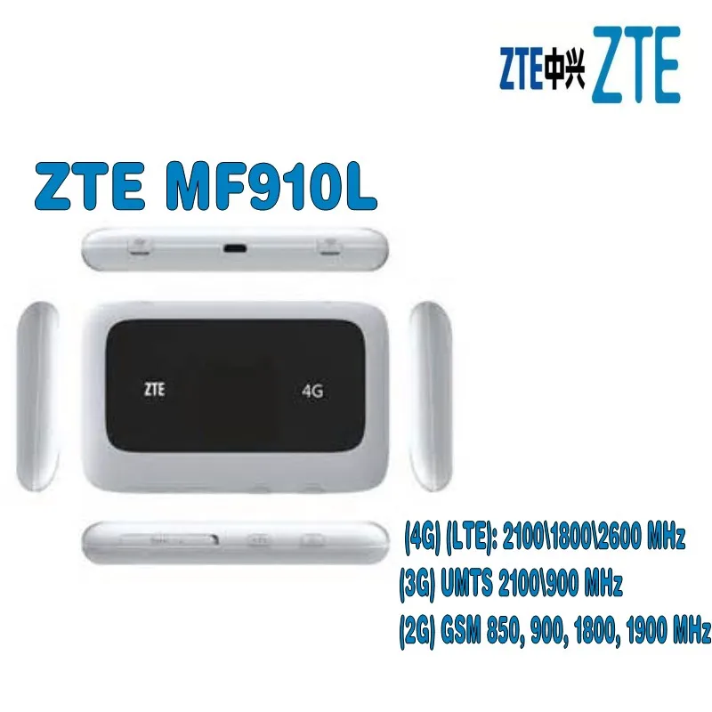 Много 2 шт. ZTE mf910l LTE 4 г Wi-Fi карман маршрутизатор разблокирован с бесплатный подарок посылать случайно