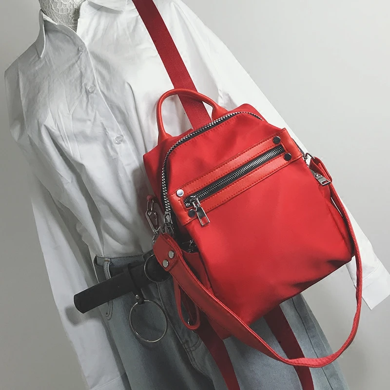 2018 Mochilas de nailon resistentes al agua sólidas para mujer mochila escolar mochila para niñas bolsa de viaje de moda Bolsas Mochilas saco A Dos B 2018 Mochilas de nailon resistentes al agua sólidas para mujer mochila escolar mochila para niñas bolsa de viaje de moda Bolsas Mochilas saco A Dos B