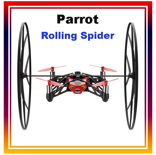 Dwi Dowellin Hot Sale Parrot Rolling Spider Mini Drone Car WIFI RC Quadcopter 4CH 6 Axis Gyro Controlled By iPhone/iPad Android