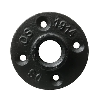 

4pcs/lot Cast iron Flanges Base Paint made old Flanges Strong Base Wall and ground fixed 4-holes Flanges Base