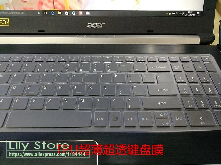 

For Acer Aspire V3-574T V3-575 V3-575G E5-573 E5-573G E5-573T E5-573TG E5-772 15.6 inch Ultra Thin TPU Keyboard Cover Protector