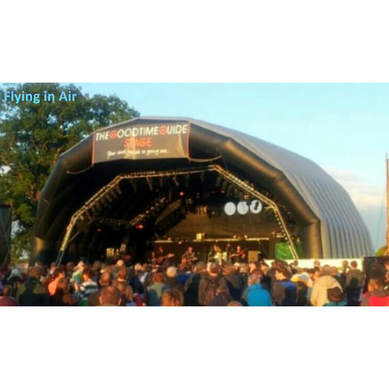 

Customized Concert Stage Cover Waterproof Inflatable Tent 7m*5m*6m Outdoor Blow Up Tunnel/Archway For Party and Event
