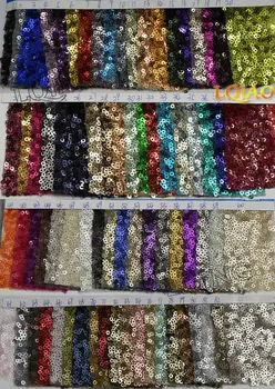 

Customize 3mm Sequin Fabric Color Card-Can accept more color OEM customize
