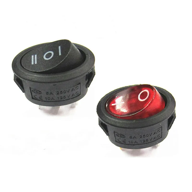 5pcs Power Supply Rocker Switch Electric Kettle 2 3 Pin 2 3 Level 250V