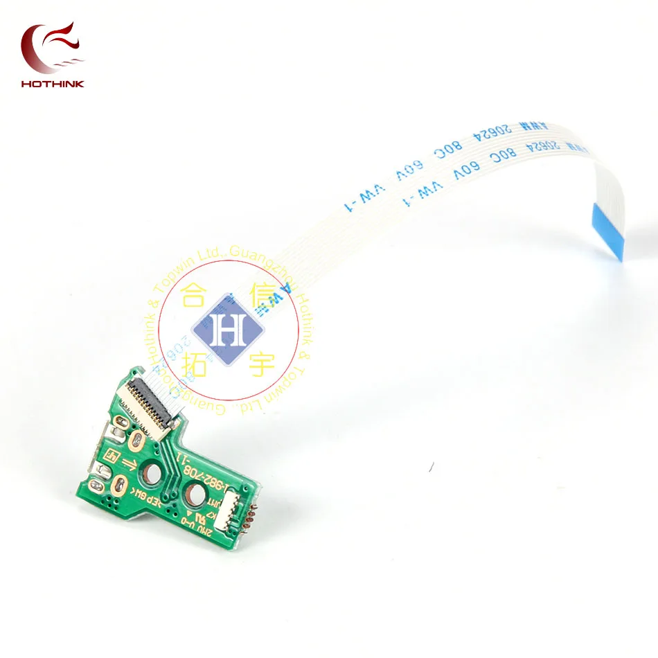 HOTHINK 50 компл./лот JDS-011 JDS-030 JDS-040 JDS-055 USB плата с зарядным портом с кабелем для PS4 PRO Slim контроллер запчасти для ремонта