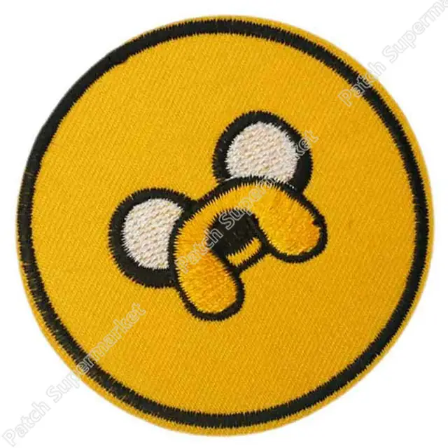 adventure time jake the dog head cartoon anime movie tv embroidered