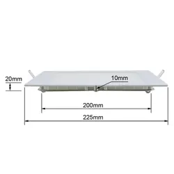 Встраиваемые светодиодный потолок Панель лампа квадратных вниз свет AC85-265V для Спальня Гостиная обеденный зал кафе магазин украшения дома