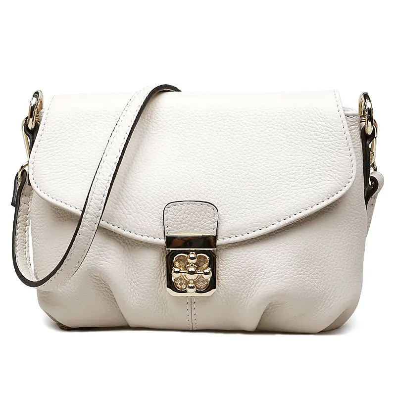 

QIAOBAO 2018 New brand retro women messenger bags small shoulder bag high quality designer handbags 100% Cow leather tote bag