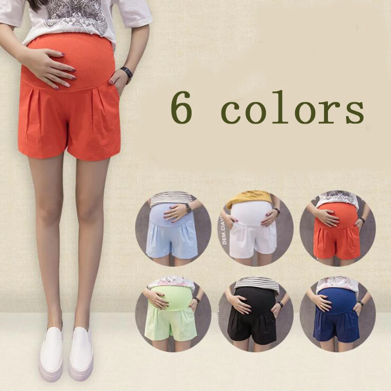 Maternity Linen Short Pants Summer Pregnant Women Plus Size Clothing