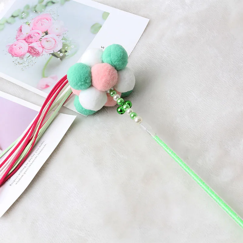 green HEYPET 3 шт./компл. Прорезыватель игрушки для кошек котенок Забавная красочная палочка для кошек игрушки для котят Интерактивная палка товары для домашних животных - Цвет: green