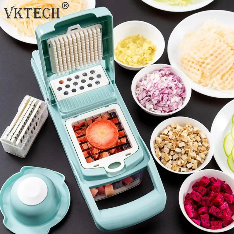 

8 in 1 Multi-function Vegetable Slicer Potato Carrot Peeler Grater Vegetable Cutter Kitchen Tools Kitchen Accessories