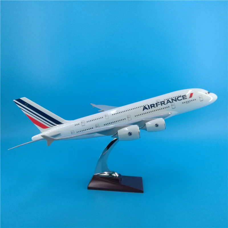 45 см A380 Air France модель самолета Смола французские авиакомпании международная