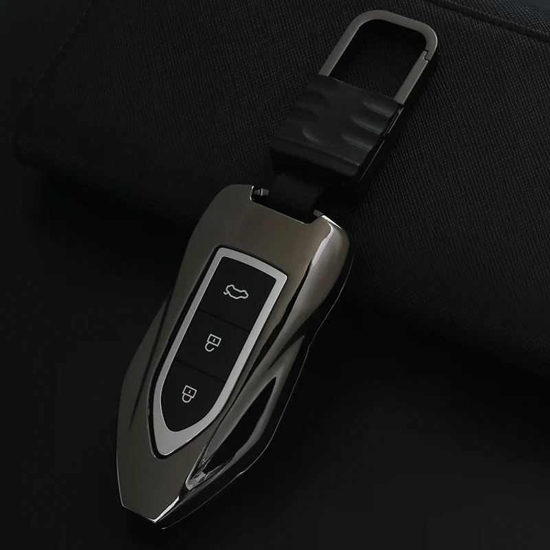 

ALLOY Auto Key Ring Key Chain Holder Car Key Case Cover For Jaguar CS10