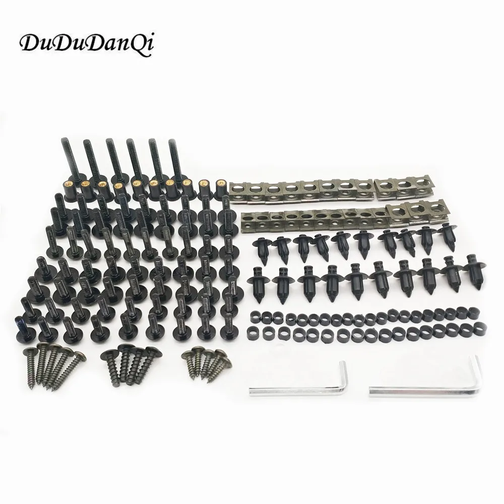Najtaniej Aluminium motocyklowe zestaw śrub do nadwozia iglica prędkości zapięcia klipy nakrętki sprężyny śrubowe nakrętki dla YAMAHA TDM 900 TMAX XMAX VMAX 1200