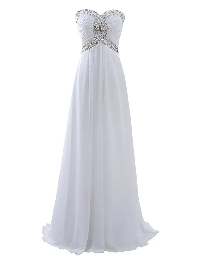 Vestido de festa коралловые для невесты платье длиной до пола Сексуальное Милое Бисероплетение Элегантное свадебное Выпускное Платье Невесты - Цвет: white