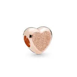 CHAMSS дамы бусины 2019 Новый матовый блеск сердце Шарм 925 серебро оригинальные 1:1 дамы DIY браслет ювелирные изделия подарок 787881