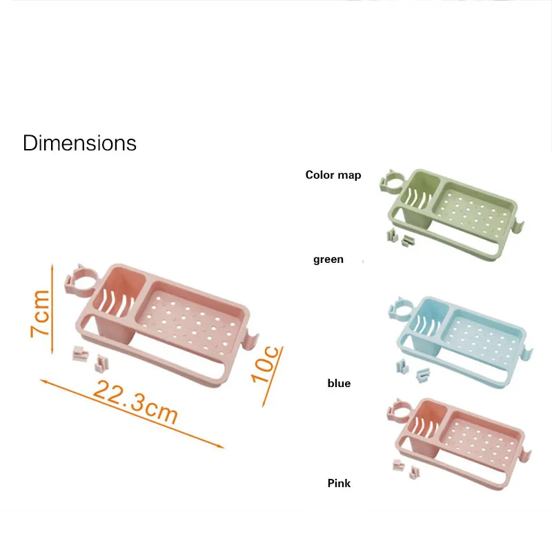 Бытовой кран клип сливной стеллаж кухонная раковина тряпка для ванной держатель для мыла коробка для хранения кухонные принадлежности