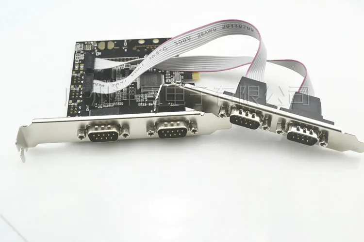 

"E ZHOU" EZRC001 PCI-E serial card, PCIE to four-string 9-pin RS232 expansion card, 4-port COM port WCH384 (EZRC001)