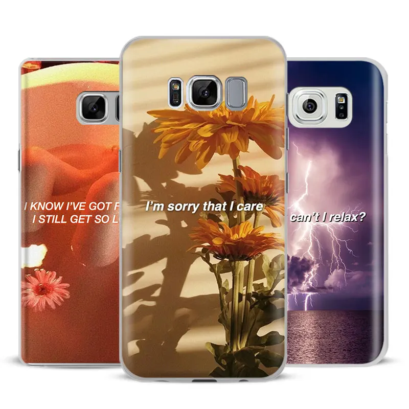 

Lyrics simple Quotes Phone Case Cover Shell For Samsung Galaxy S5 S6 S7 Edge S8 S9 Plus Note 8 3 4 5 A5 A7 J5 2016 J7 2017