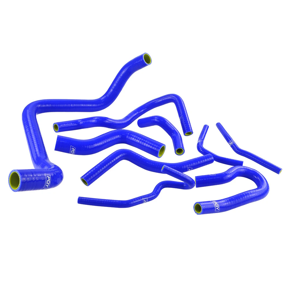 Silicone Hose 9 Pcs Silicone Radiator Coolant Hose Kit For Honda CIVIC SOHC D15 D16 EG EK 92-00