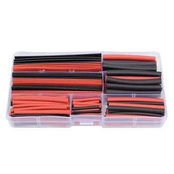 

150pcs 8.76m Multi Color Polyolefin 2:1 Heat Shrink Tube Wire Assortment Cable Sleeve Electrical Tubes 2 Colors 8 Sizes