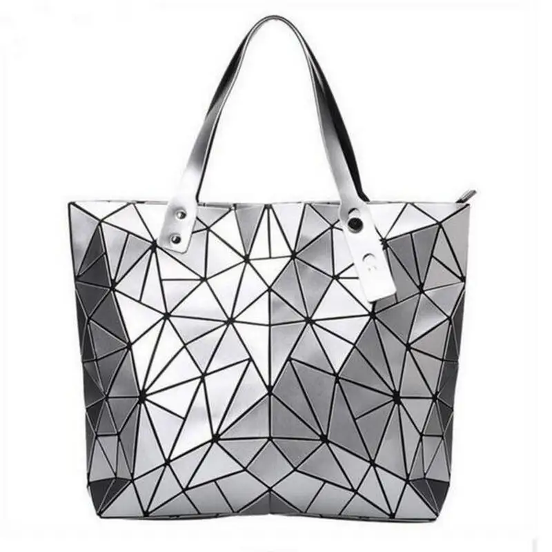 Женская сумка,, женская сумка через плечо, новинка, роскошные сумки, женские сумки, дизайнерские, Геометрическая голограмма, Сумка с верхней ручкой
