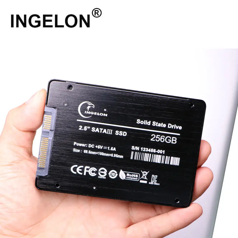 

Ingelon SSD 256GB 120GB 240GB 480GB Sata3 SLC PC HDD HD Disco Duro 2.5 inch Black Color With Sata USB Cable Adapter For Laptop