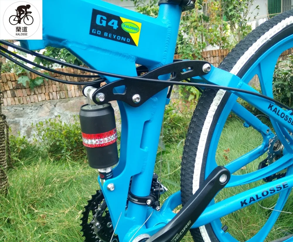 Discount Kalosse Children bicycle full suspension mountain bike M390 folding mountain bicycle 27 speed 26er 18 Discount Kalosse Children bicycle full suspension mountain bike M390 folding mountain bicycle 27 speed 26er 18