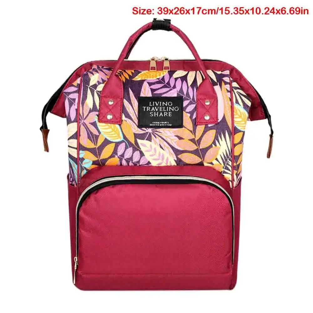 Модная Большая вместительная сумка для подгузников для мам, рюкзаки для мам, органайзер для подгузников, сумки для мам, сумка для детских подгузников для путешествий и покупок - Цвет: A5