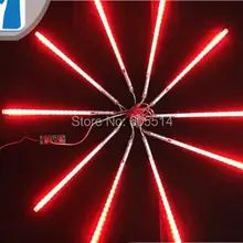 [Seven Neon] AC110-220V 3 м 10 шт./компл. 10 Вт длиной 30 см 36 светодиодов/за штуку 3528led красные лампочки поворотники для авто лампа трубка Метеор
