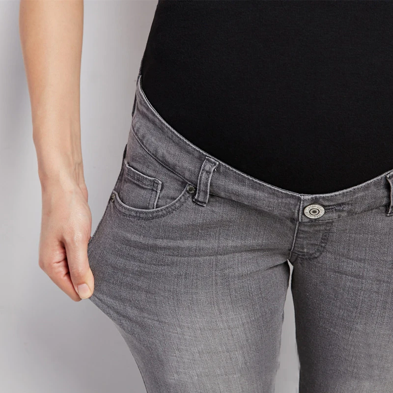Брюки женские джинсовые для беременных с эффектом эмоции|maternity jeans pants|women maternity