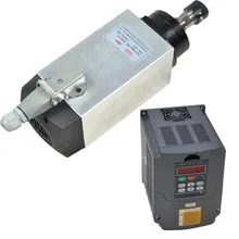 ЧПУ шпиндель с воздушным охлаждением 4 кВт Мотор шпиндель для фрезерного станка и 4 кВт частотно-регулируемый привод инвертора регулятор скорости двигателя vfd