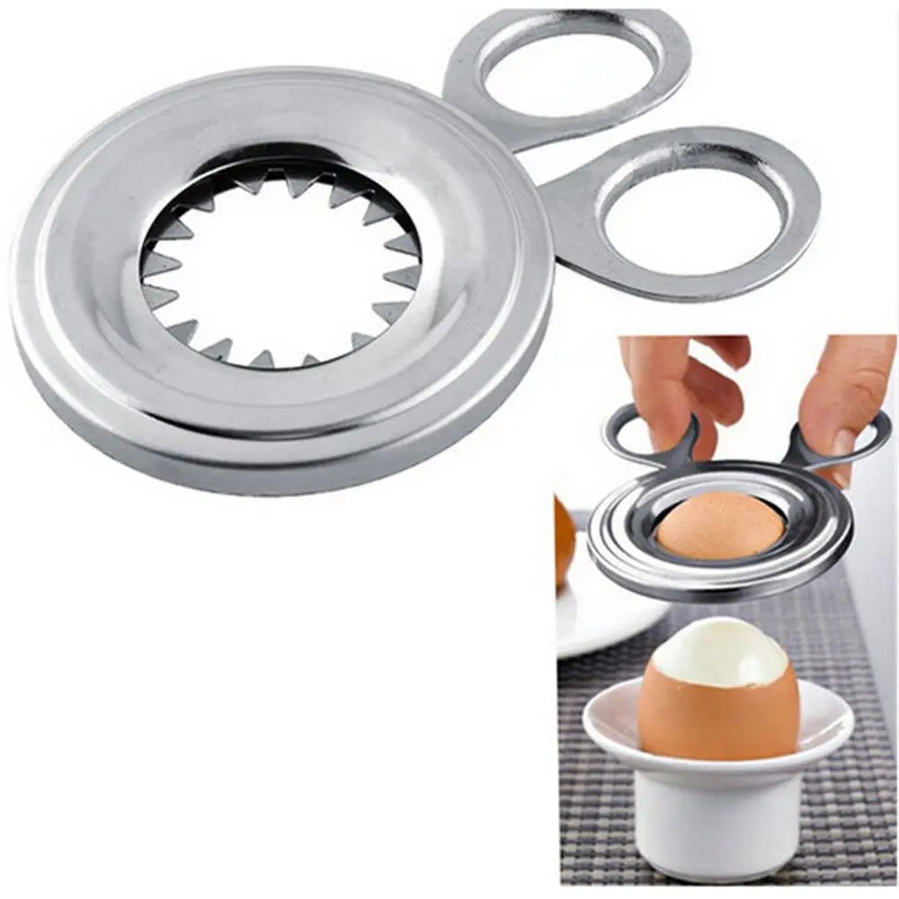 

1Pc Stainless Steel Boiled Egg Topper Cutter Egg Shell Cutter Topper Cutter Scissors Clipper Egg Cutting Tools Kitchen Tools