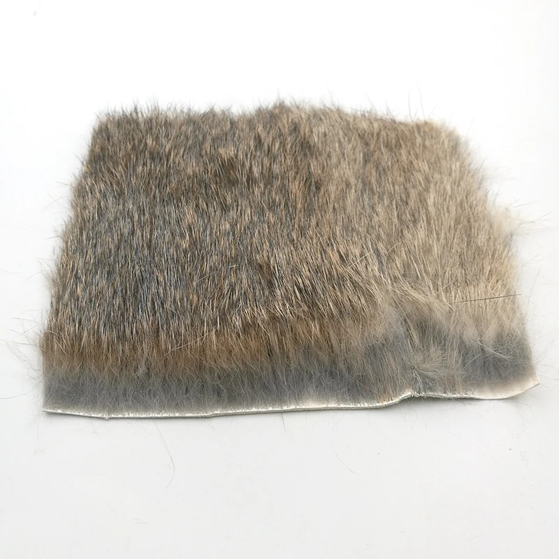 

1Pcs/Bag Genuine Rabbit Fur Patch Caddis Stimulater Hopper Dry Fly Tying Material Fishing Fly Tying Wing Natural Color 8cmX8cm