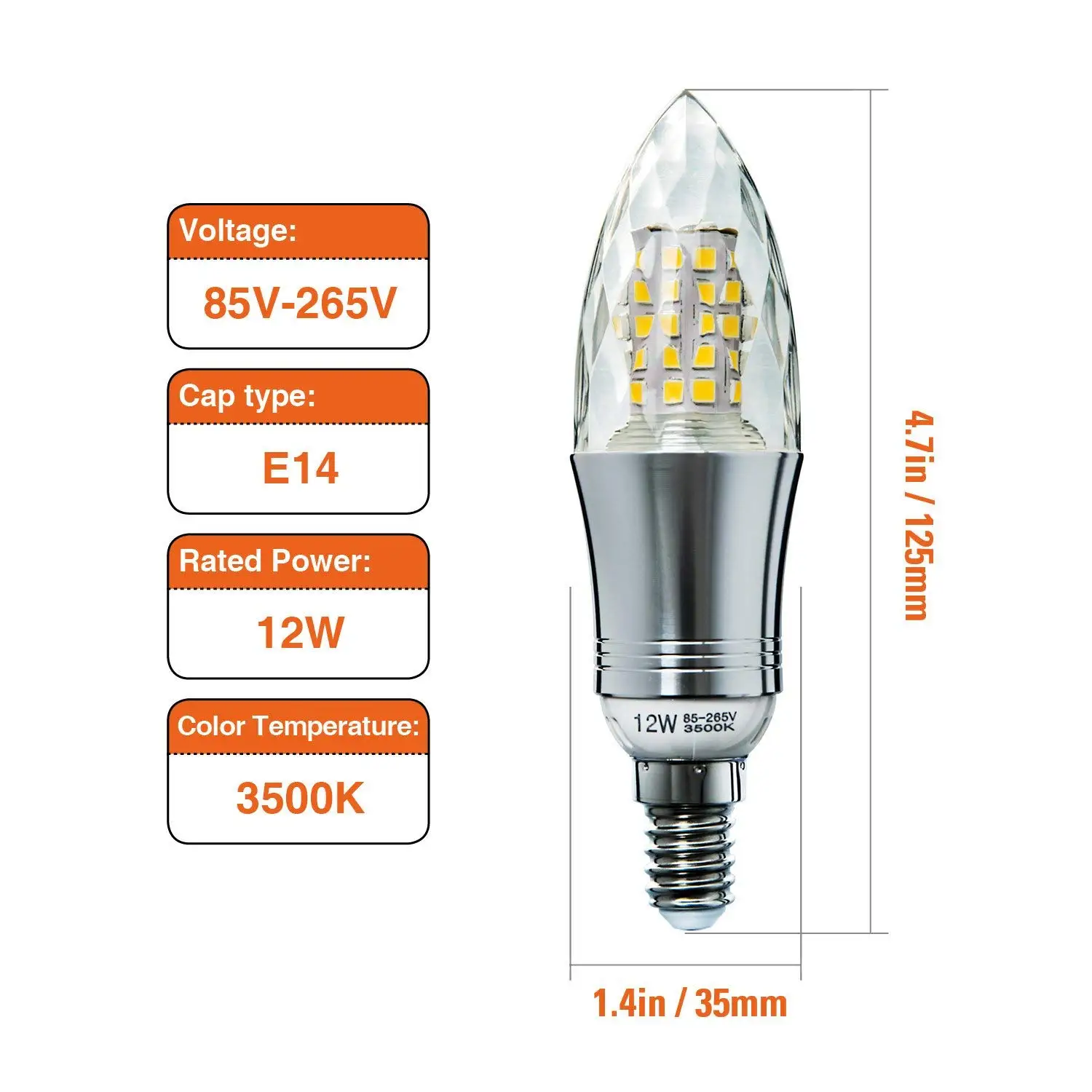 Candle Light Led 110v 2700k Led Bulb Lamp E14 110v - E14 Led Light - Aliexpress