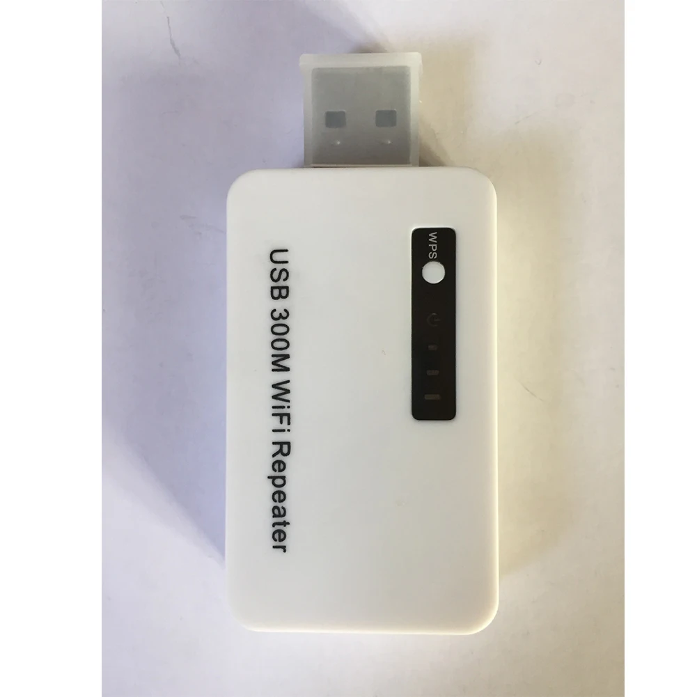 300 м беспроводной 2,4 ГГц USB WiFi ретранслятор сетевой маршрутизатор Диапазон сигнала расширенный усилитель USB интерфейс - Цвет: Белый