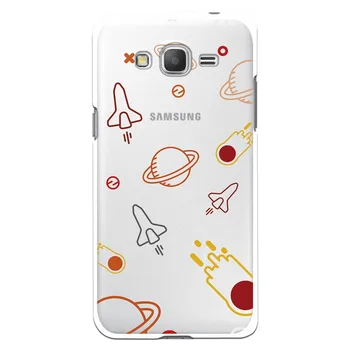 

WP018 Space costume drawing stand case for Samsung Galaxy Grand Prime