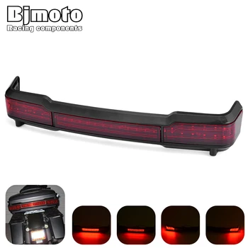 

Bjmoto Motocross Tour Pak LED Tail Light Spoiler For Harley Touring 1997-2013 RoadKing FLHX FLHR FLTRX FLHRC FLHTCSE FLHTC FLHTC