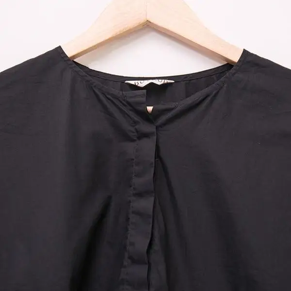 Fashion T Shirt Women New Cotton Linen Harajuku Shirt Casual O-Neck Short Sleeves Pleated Tops Casual Women T-shirt (3)