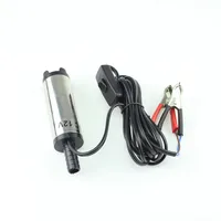 משאבת דלק משאבת סולר שמן DC 12V עבור העברת דלק / מים, 12L / min, פגז נירוסטה, שיפוליים שקועים חשמליים 12volt וולט משאבה, 12 V (5)