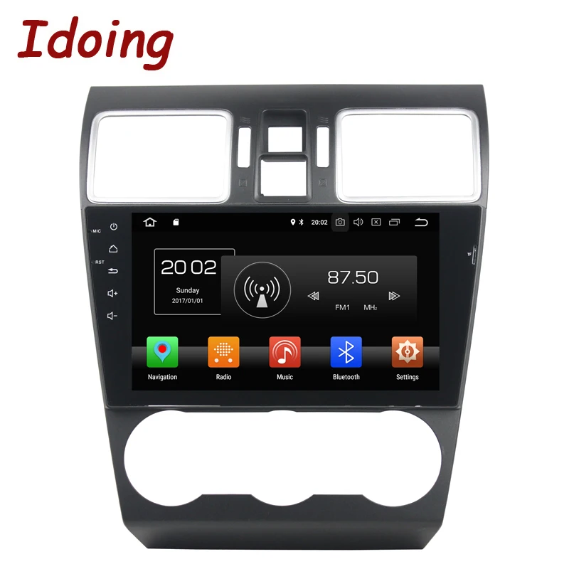 Idoing 9 Android 8 0 Car DVD Player For Subaru WRX 2013 2017 2Din 8Core Steering