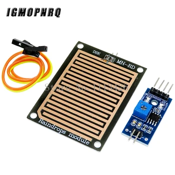 

10PCS Snow/Raindrops Detection Sensor Module Rain Weather Module Humidity
