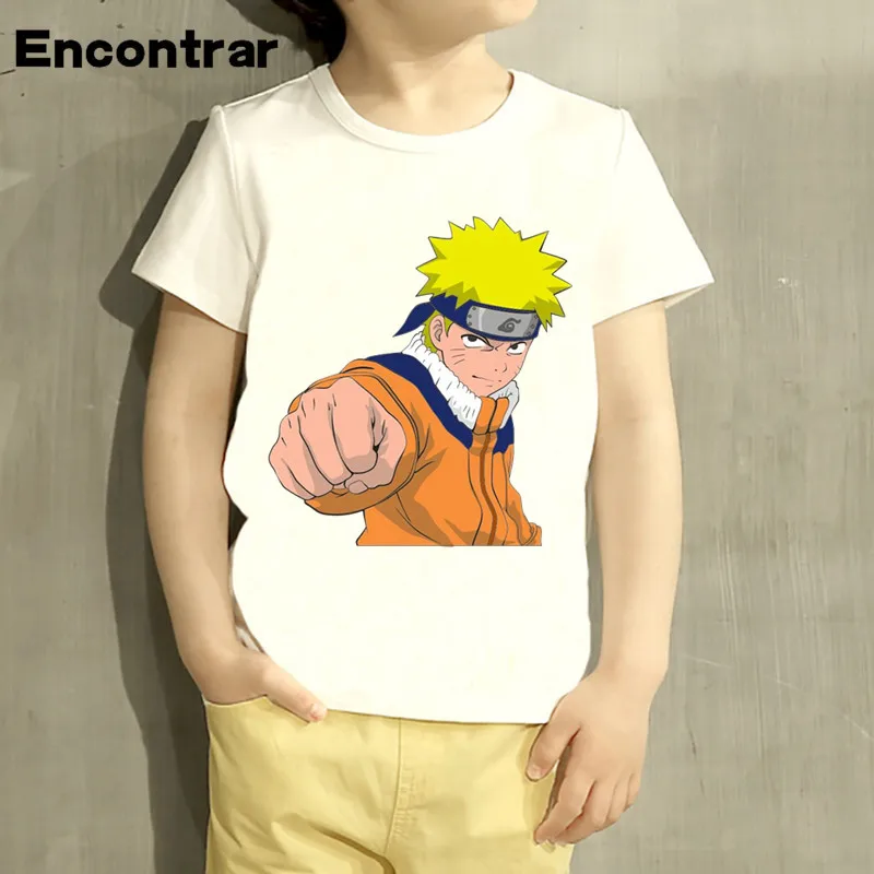 Kids Anime Uzumaki Naruto Design T Shirt Boys/Girls Great Casual Short ...