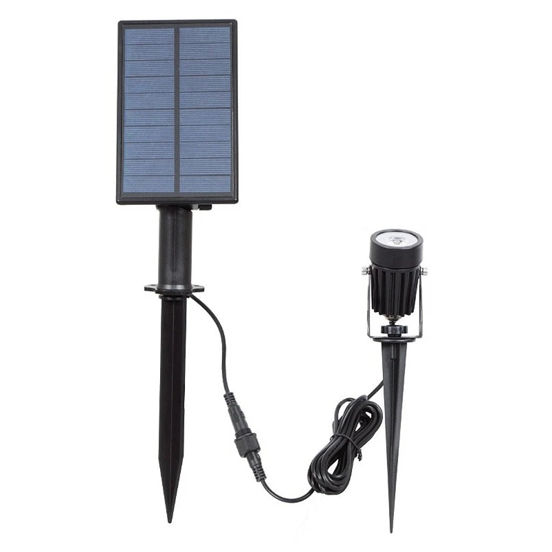 Светодиодные Ландшафтные точечные светильники на солнечных батареях водонепроницаемые уличные солнечные лампы авто вкл/выкл солнечные