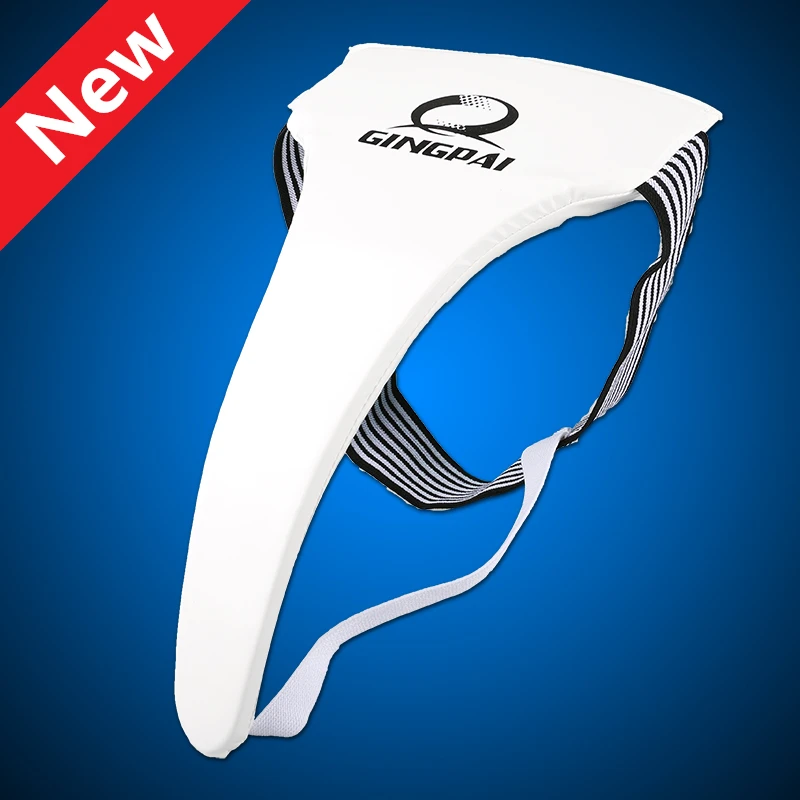 

High quality White Taekwondo Groin Guard Protector Men Women Child Crotch Protector Kiching Boxing Karate High Quality support