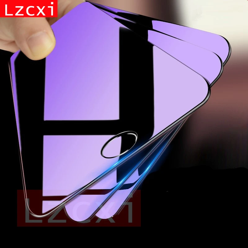 Goede Lzcxi 3 Stuks Hoge Clear Anti blauw Gehard Glas Voor iphone 5 s SE 5 5C Screen Protector 9 H Matte 3 stks set Voor iPhone5 glas
