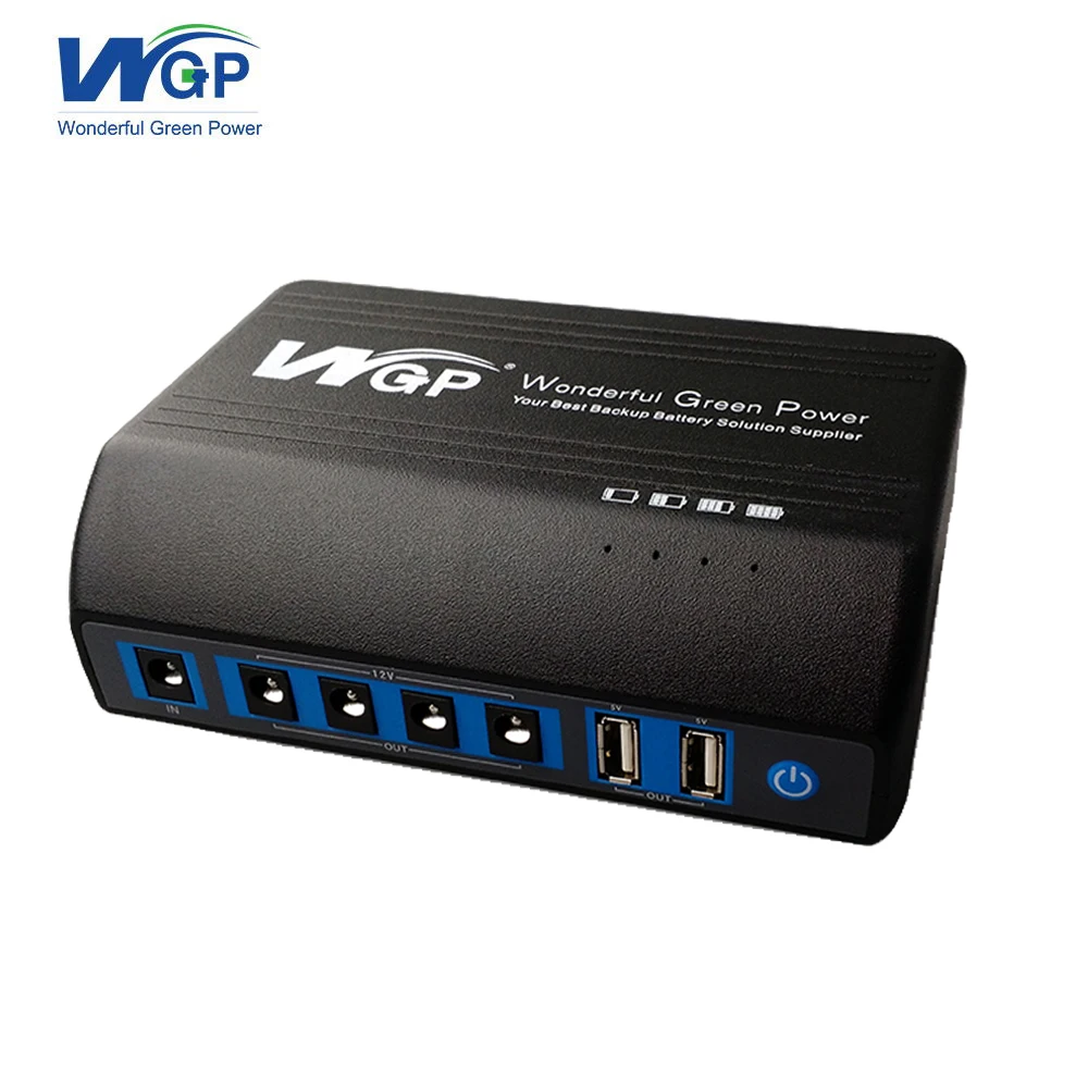 Высокая емкость 31200mAh банк питания DC 12V USB 5V много точек станция батарейного для
