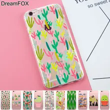 

K266 Cactus Leaves Soft TPU Silicone Case Cover For Apple iPhone 7 6 6S Plus 5 5S SE 5C 4 4S