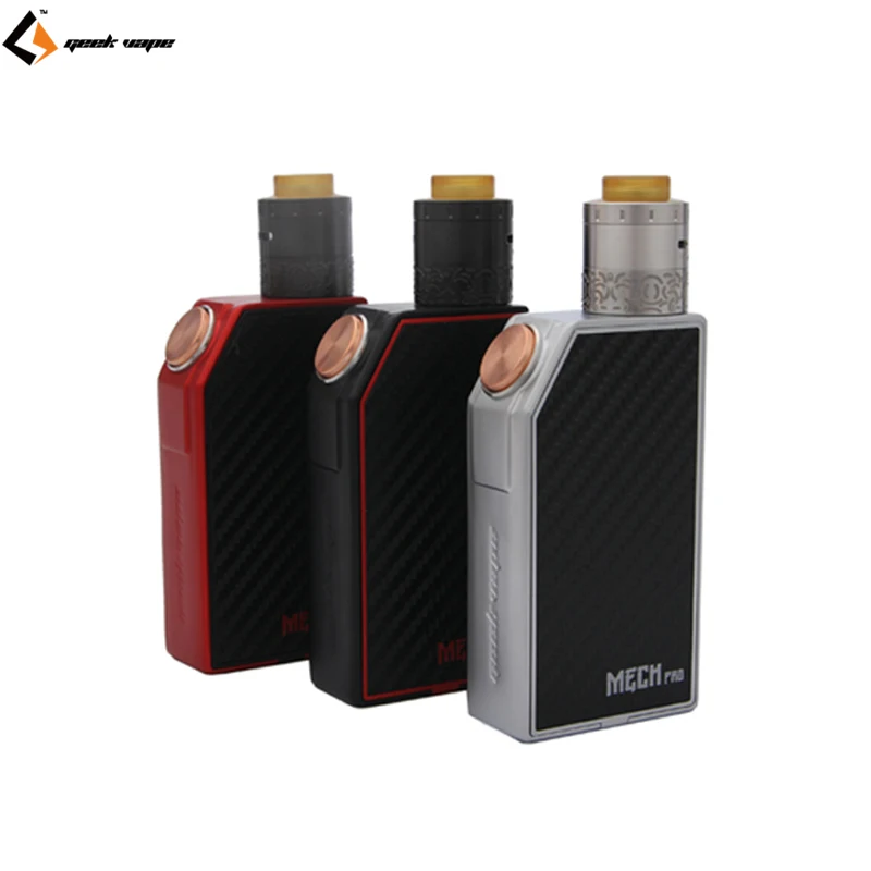 100% Оригинальные GeekVape мех Pro Kit с Медуза испаритель с присоединённой ёмкостью для жидкости и мех Pro Box mod fit 18650 Батарея Vape комплект